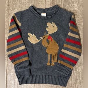 GYMBOREE KIDS MOOSE SWEATER sz3